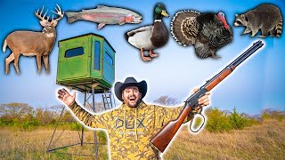 WILDGAME ONLY Hunting for Thanksgiving FEAST Multiple Catch Clean Cooks [upl. by Enived]