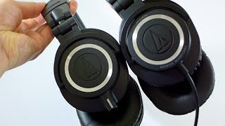 NEW Audio Technica ATHM50x comparison with Original M50 [upl. by Egide801]