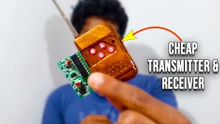 Cheapest transmitter and receiver for DroneRC 433MHz 4 channel TransreceiverRC Plane transmitter [upl. by Mahala]