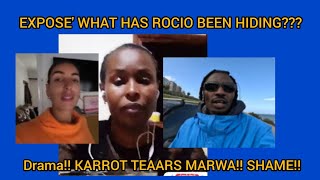 DRAMA AS KARROT INSLTS iammarwa WHY RO WILL GHOST MARWA 🙄🙄rocabreravlogs [upl. by Idur333]