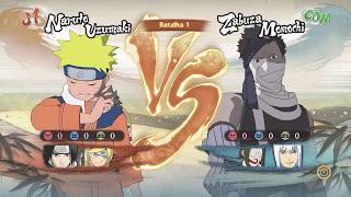 Naruto Sasuke e Boruto Vs Zabuza Haku e Suigetsu NARUTO STORM 4 RTB DUBLADO PTBR [upl. by Leelahk332]