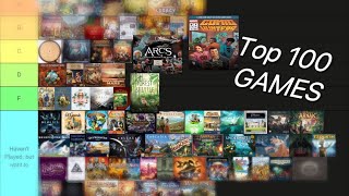 BGG Top 100 Games TIER MAKER Edition [upl. by Annawot]