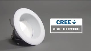 LED Downlight Retrofit  Cree Spotlight [upl. by Ahsiek]