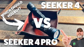 Olight Seeker 4 vs Seeker 4 Pro Which should you buy Comparison amp Beam Test [upl. by Irual]