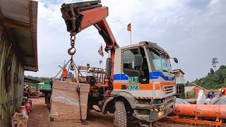 HIAB CRANE  CRANE TRUCK [upl. by Jolyn]