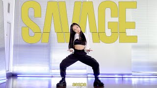 aespa에스파  Savage Dance Cover Camerawork Guide choreo KARINA PART  KonataGirl554 [upl. by Basham]