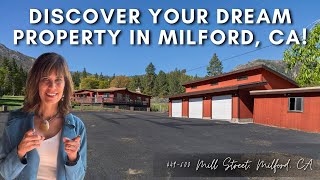 🏡 449600 Mill Street Milford CA [upl. by Attekahs]