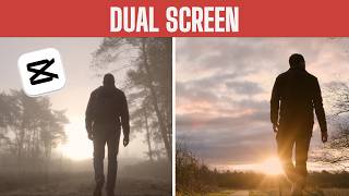 Beginners Guide Dual Screen Effect in CapCut PC Tutorial [upl. by Arymahs]