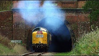 Bluebell Railway Deltic Diesels inc ALYCIDON using both engines [upl. by Kneeland33]