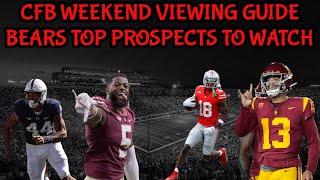 Chicago Bears NFL Draft Prospects  CFB Viewing Guide  NFL Draft [upl. by Aletta]