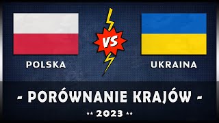 🇵🇱 POLSKA vs UKRAINA 🇺🇦  Porównanie gospodarcze w ROKU 2023 Ukraina [upl. by Aurie]