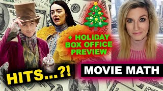 Box Office  Wonka Opening Weekend Poor Things Christmas 2023 Preview [upl. by Rosenzweig]