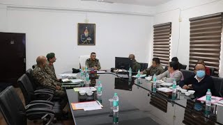 Visit of Maj Gen Sumit Kabthiyal GOC 57 Mtn Div and Chairman LBA SS Imphal [upl. by Sina]