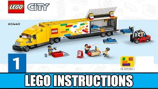 LEGO Instructions  City  60440  LEGO Delivery Truck Book 1 [upl. by Solorac]