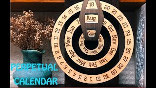 How To DIY Perpetual Calendar Paper Craft [upl. by Binette96]