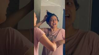 HAIR SPRAY PRANK ON GIRLFRIEND 🤣 Shorts CoupleComedy CelebrateWithShorts [upl. by Faun]