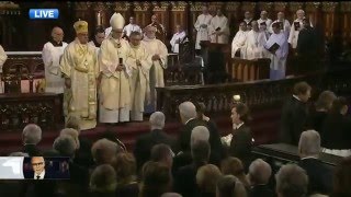 René Angélil Funeral in Montreal January 22nd 2016 Part 1 [upl. by Eblehs]