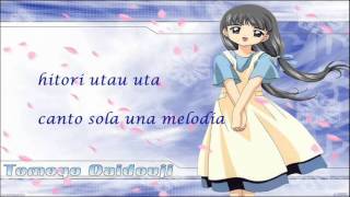 Cancion de Tomoyo YORU NO UTA sub español romaji [upl. by Nat]