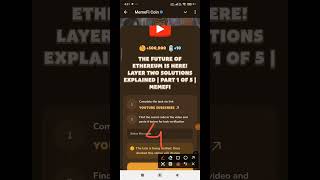 THE FUTURE OF ETHEREUM IS HERE LAYER TWO SOLUTIONS EXPLAINED PART 1 OF 5  Memefi New Video Code [upl. by Lucretia]