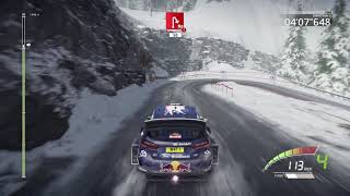 WRC 7 PS4 2017 gameplay  Monte Carlo Rally  All 4 Stages [upl. by Gayn833]