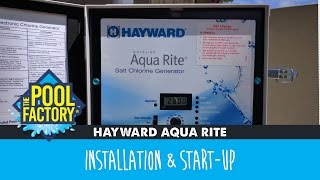 Hayward Aqua Rite  Installation amp StartUp [upl. by Led]