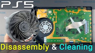 PS5 disassembly and dust cleaning How to fix PlayStation 5 overheating [upl. by Ahsatak]