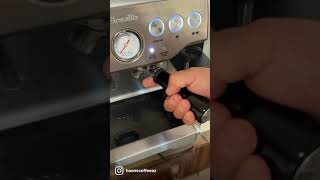 How to quotClean Mequot clean Breville Barista Express [upl. by Melton286]