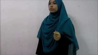 Khodija Scarf Tutorial 1  Large Hijab [upl. by Uv]