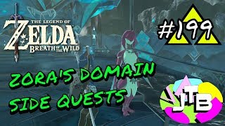 Zoras Domain Side Quests  Zelda  Breath of the Wild 199 [upl. by Torp]