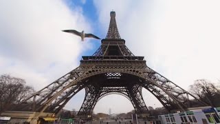 360 VR Tour  Paris  Eiffel Tower  Tour Eiffel  All levels  Air panoramic view  No comment tour [upl. by Siesser]