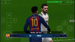 Pes 2017 para psp gameplay [upl. by Tnarb458]