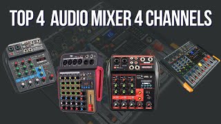 ✅Top 4 Best Audio Mixer 4 Channels 2022 [upl. by Frohman]