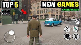 Top 5 New Games For Android 2024  New Best Games For Android 2024 [upl. by Ahsatsan]