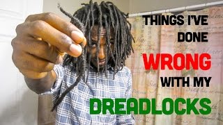 40  Locs Mistakes Ive Made w My Locs  Combining Locs cedlocks [upl. by Linskey]