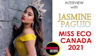 Miss ECO Canada 2021  Jasmine Paguio [upl. by Oderfla274]