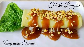 The Best LUMPIANG SARIWA Recipe  How to Make Fresh Lumpia at Home  Fresh Spring Roll Recipe [upl. by Tung]