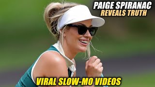 Paige Spiranac Explains The Real Reason Behind Her Viral SlowMo Videos [upl. by Eilitan]