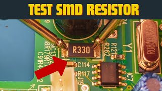 How To Test SMD Resistor With Multimeter [upl. by Iturk]