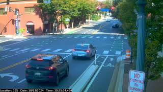 City of Rockville Red Light Camera  Example of Full Stop You Will Be Ticketed For [upl. by Kushner599]