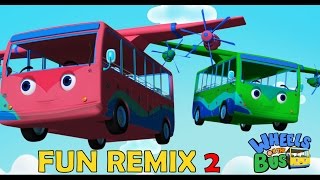 Wheels on the bus go round and round  Fun Mix 2  Nursery rhymes  Baby songs  Kiddiestv [upl. by Vaios]