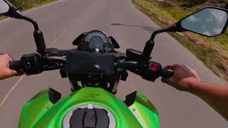 Kawasaki Z400 🔥 na Estrada  Chegando em ITABUNA [upl. by Ogram149]