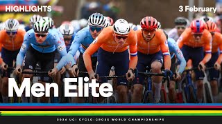 Men Elite Highlights  2024 UCI Cyclocross World Championships [upl. by Anaidni]