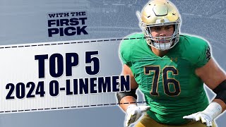 2024 NFL Draft Summer Prospect Primers Ranking the Top 5 Offensive Linemen in next years class [upl. by Johppah464]