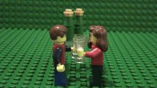 How To Build A Lego Champagne Bottle Valentines Special [upl. by Benyamin]