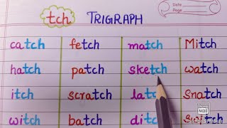 quottchquot Trigraph Trigraph Phonics made Easy [upl. by Eelanaj508]