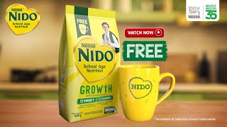 GET A FREE MUG WITH NIDO SCHOOL AGE NUTRITION [upl. by Arahk]