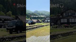 Sounds of Shirakawa Go ASMR japan travel asmr japanasmr shirakawago [upl. by Annayat]