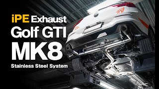 Volkswagen Golf GTI MK8 iPE Full Exhaust System [upl. by Adias]