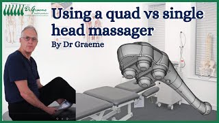 Using a quad head massager vs a single head massager [upl. by Kolnos104]