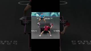 Masterclass from best defender Panagiotis Gionis paris2024 worldtabletennis wtt tabletennis tt [upl. by Sualkin442]